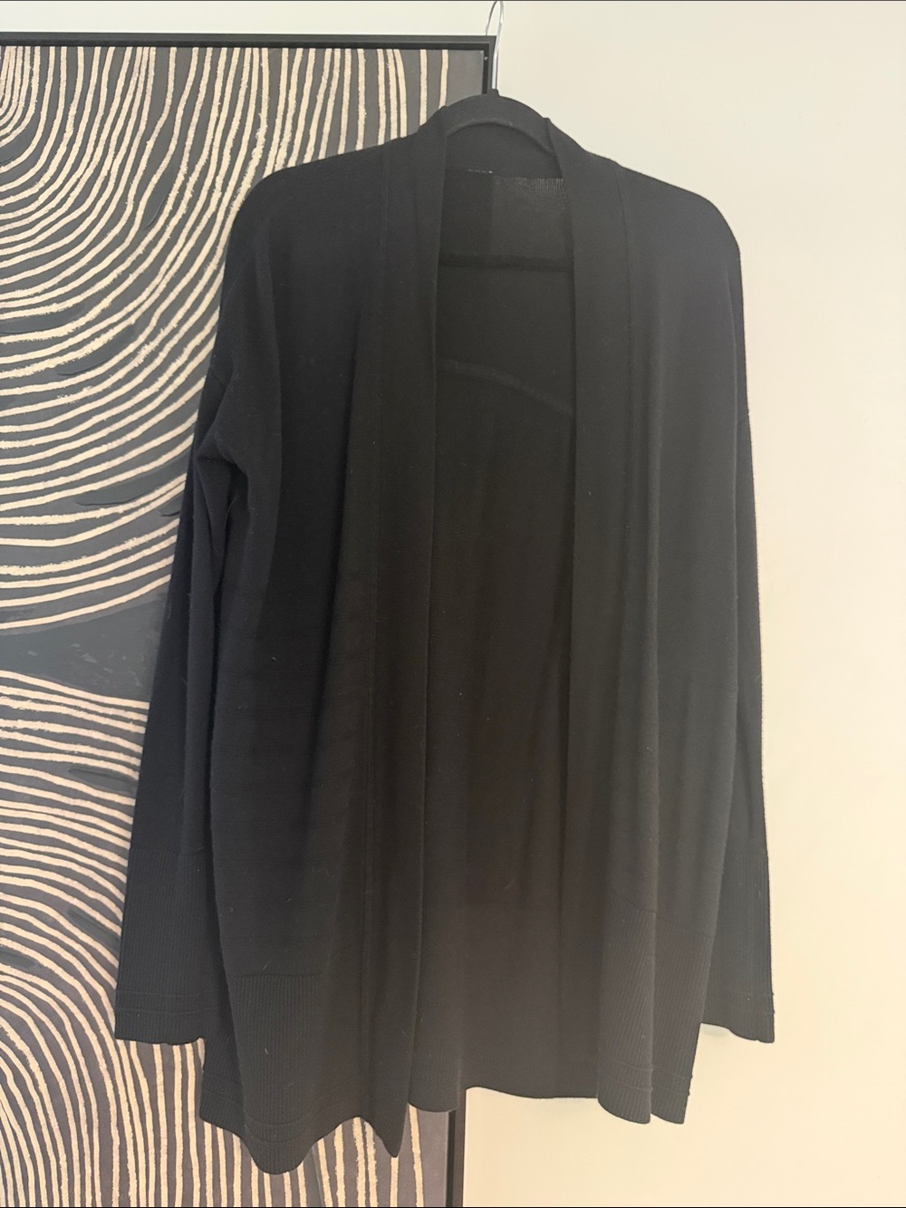lululemon athletica Black Long Sleeve Open Cardigan